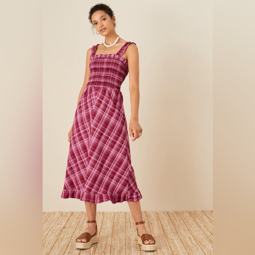 Monsoon Clement Check Sundress